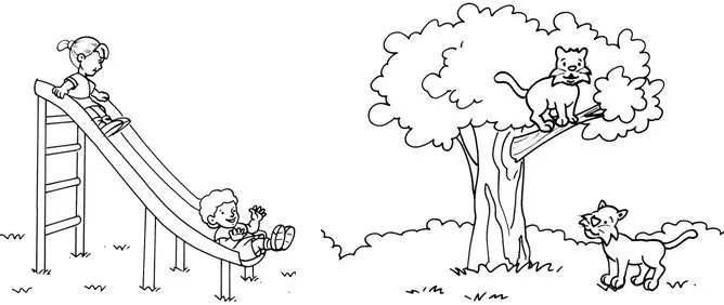 Encima debajo para colorear para niños - Imagui