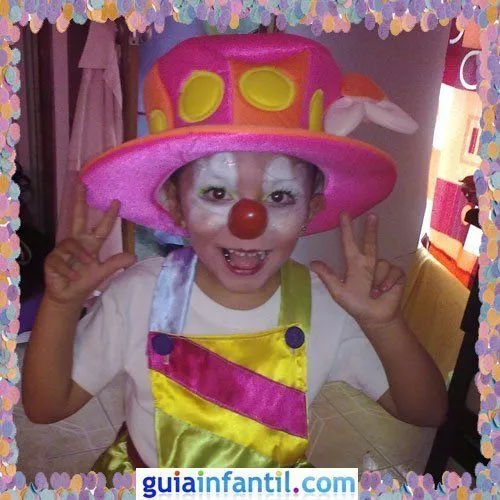 Concurso de Carnaval de Guiainfantil.com. Disfraz de payaso Concurso de Carnaval de Guiainfantil.com. Disfraz de payaso