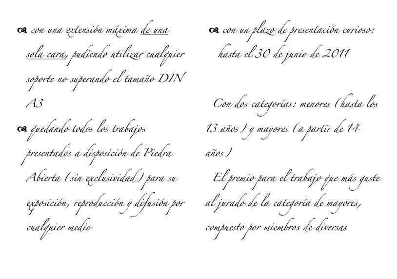 CONCURSO DE CUENTOS CORTOS, CORTITOS… CTR PIEDRA ABIERTA (SAN ... CONCURSO DE CUENTOS CORTOS, CORTITOS… CTR PIEDRA ABIERTA (SAN ...