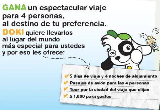 Concurso Discovery Kids Doki La vuelta al mundo gana viaje 2010
