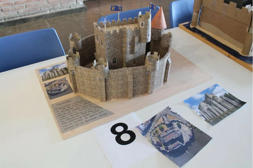 Concurso de maquetas de castillos medievales de 2.º de ESO