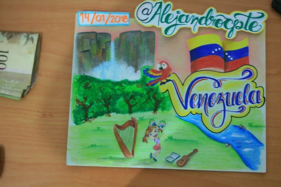 Concurso: Mi país en un dibujo : ¡Mi querida Venezuela! | PeakD Concurso: Mi país en un dibujo : ¡Mi querida Venezuela! | PeakD