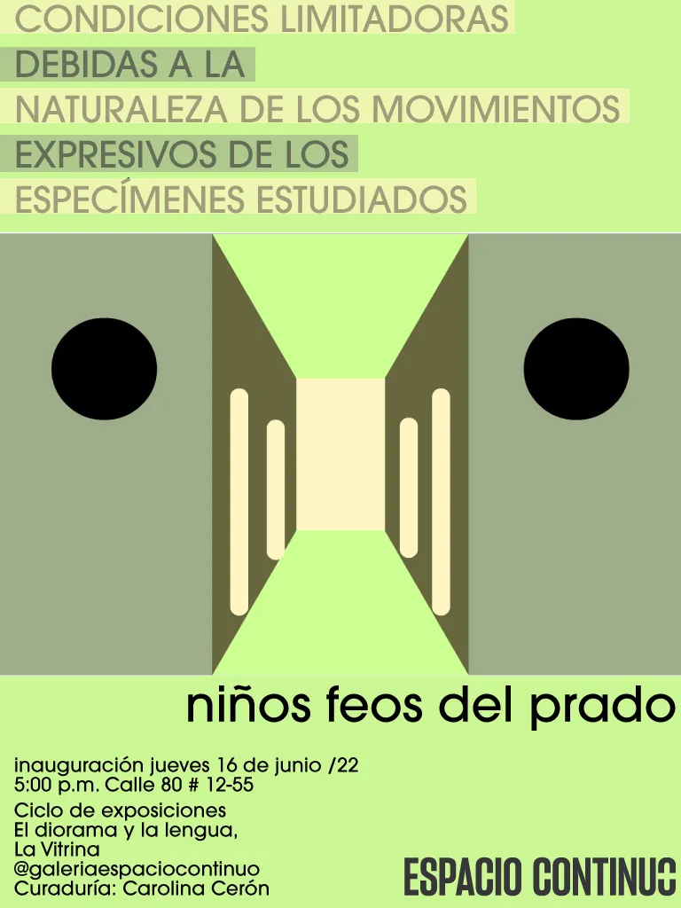 Condiciones limitadoras debidas a la naturaleza de los movimientos expresivos de los especímenes estudiados – Niños feos del prado - Arte Uniandes Condiciones limitadoras debidas a la naturaleza de los movimientos expresivos de los especímenes estudiados – Niños feos del prado - Arte Uniandes