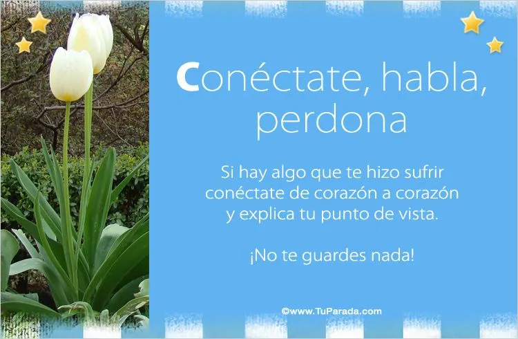 Conéctate, habla, perdona, palabras - Palabras de emociones ...