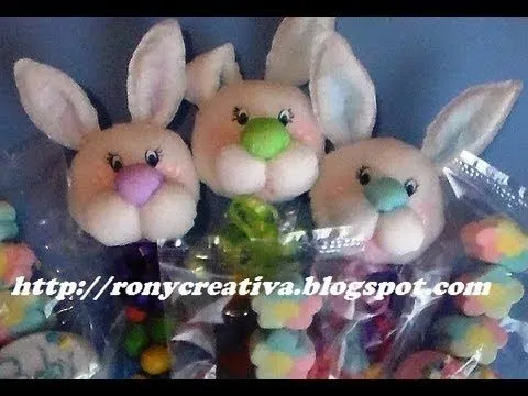 CONEJITO PARA BABYSHOWER (PAPEL CREPE) / PAPER BABYSHOWER BUNNY ...