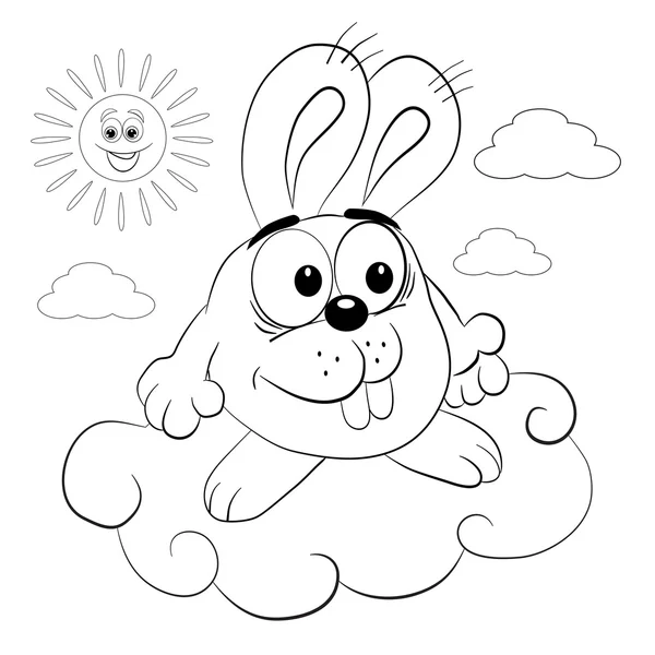 Conejo de dibujos animados en la nube — Vector stock © vitasunny ... Conejo de dibujos animados en la nube — Vector stock © vitasunny ...