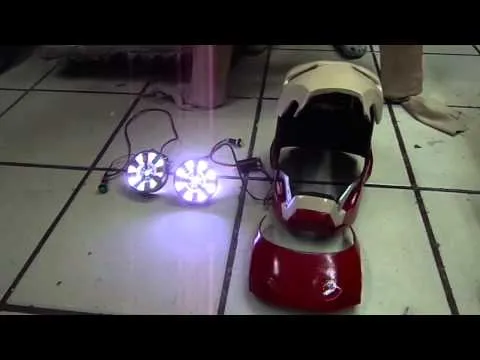 Como hacer las conexiones del casco de Iron man - Tutorial en ...