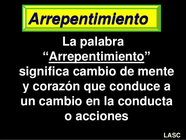 CONF. EL LLAMADO AL ARREPENTIMIENTO Y LA VIDA DE LOS PRIMEROS CRISTIA…