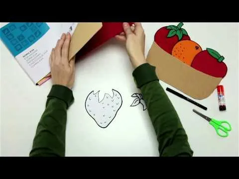 Confecciona un cesto de frutas con cartón ondulado y goma EVA ... Confecciona un cesto de frutas con cartón ondulado y goma EVA ...
