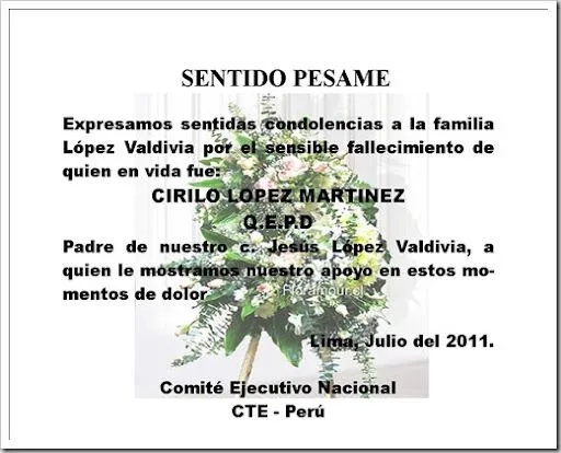 CONFEDERACION NACIONAL DE TRABAJADORES ESTATALES DEL PERU: NUESTRO ... CONFEDERACION NACIONAL DE TRABAJADORES ESTATALES DEL PERU: NUESTRO ...