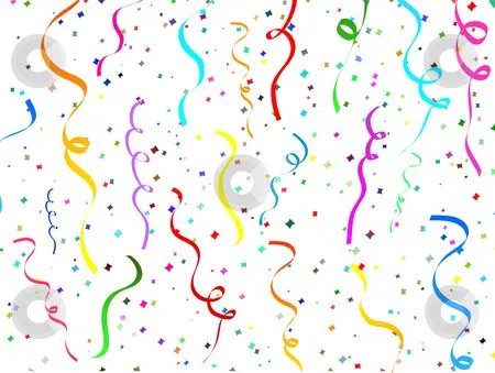 Falling confetti stock vector