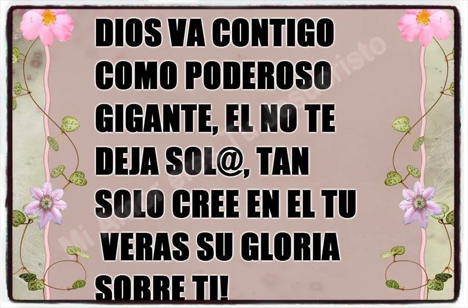 Mi confianza esta en ti Dios : 08/