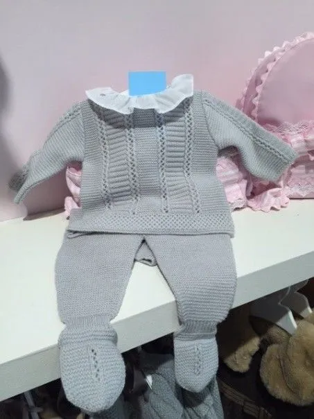 CONJUNTO DE BEBE FOQUE DE LANA - Vagaluz
