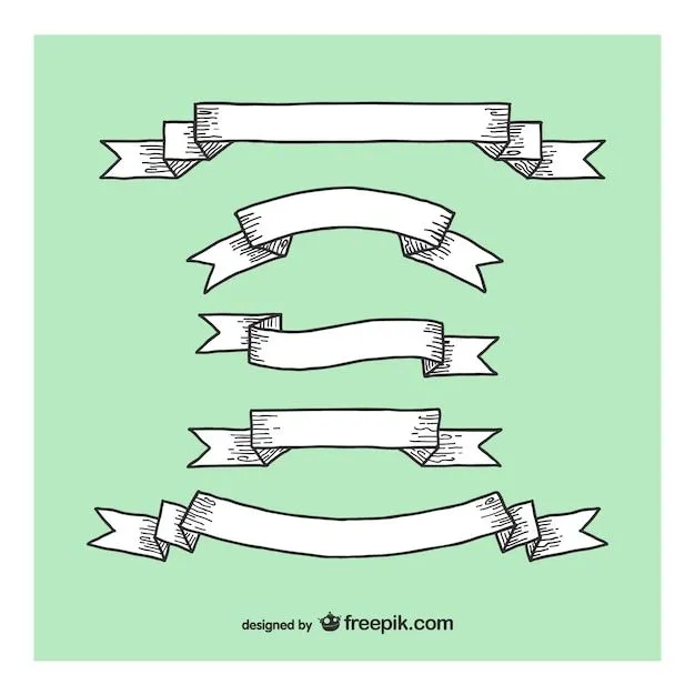 Conjunto de cintas en blanco | Descargar Vectores gratis Conjunto de cintas en blanco | Descargar Vectores gratis