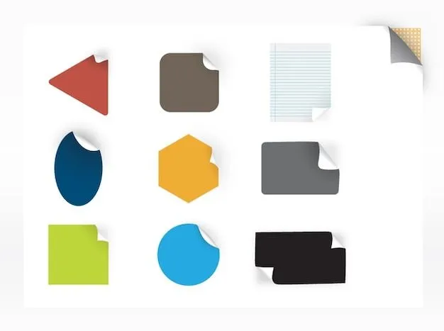 Conjunto de coloridas calcomanías vector | Descargar Vectores gratis Conjunto de coloridas calcomanías vector | Descargar Vectores gratis