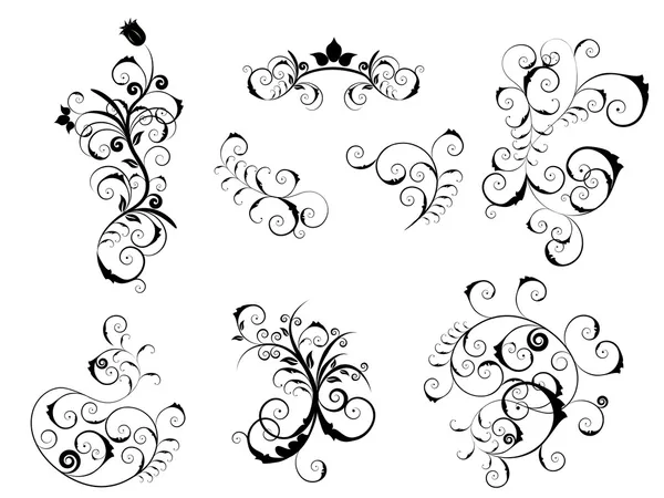 Conjunto de elementos victorianos — Vector stock © angelp #3660865 Conjunto de elementos victorianos — Vector stock © angelp #3660865