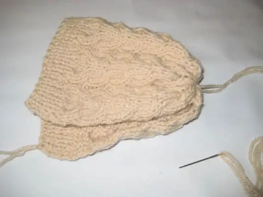 Conjunto de gorro y bufanda infantil