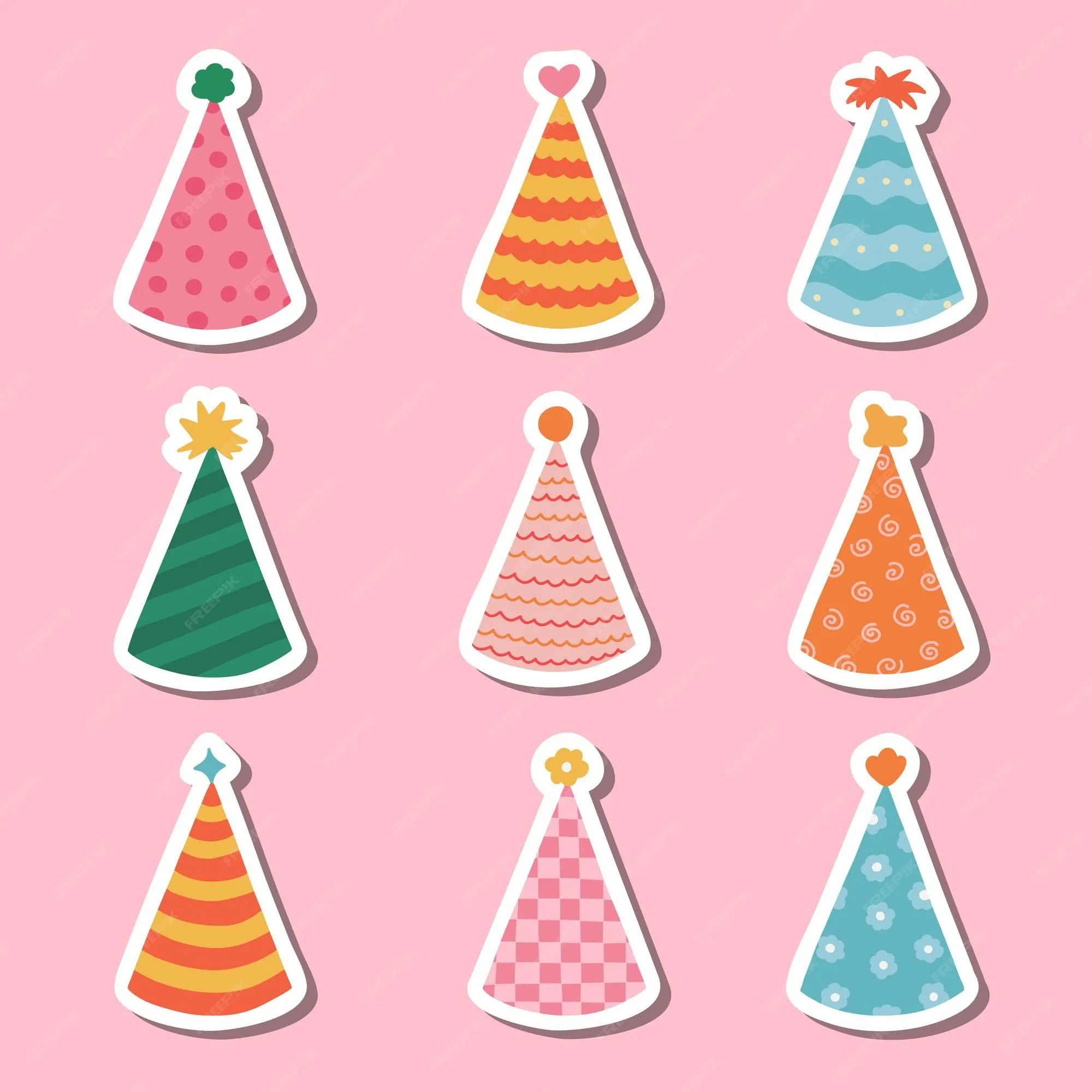 Conjunto de pegatinas con garabatos de cumpleaños dibujados a mano para cuadernos de planificadores lista lista para imprimir de lindas pegatinas con cono de fiesta y gorro de navidad sombrero de fiesta Conjunto de pegatinas con garabatos de cumpleaños dibujados a mano para cuadernos de planificadores lista lista para imprimir de lindas pegatinas con cono de fiesta y gorro de navidad sombrero de fiesta