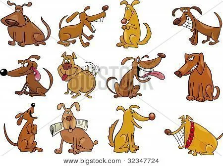 Conjunto de perros animados - Imagui