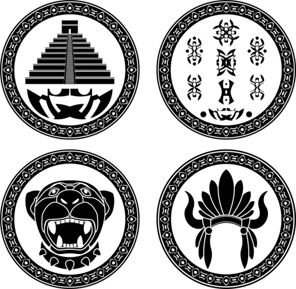 Conjunto de signos mayas — Vector stock © santi0103 #9811179 Conjunto de signos mayas — Vector stock © santi0103 #9811179