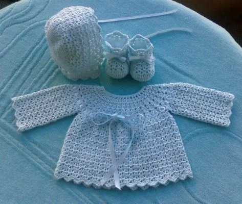 Imagenes y patrones de conjuntos y patucos de bebé en crochet - Imagui Imagenes y patrones de conjuntos y patucos de bebé en crochet - Imagui