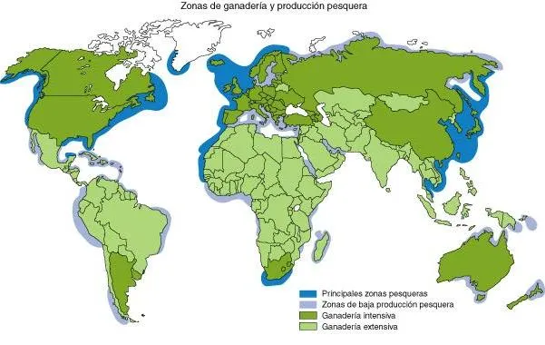 Grandes Conjuntos Geograficos-Ameríca del Norte: Sector Primario