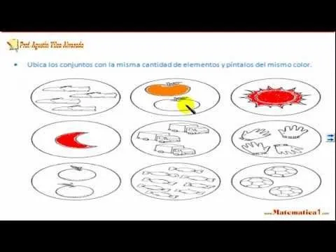 LOS CONJUNTOS EN MATEMATICAS KINDER PARA NIÑOS DE 4 Y 5 AÑOS - YouTube