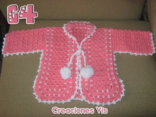 Chambritas de bebé tejidas a crochet - Imagui Chambritas de bebé tejidas a crochet - Imagui