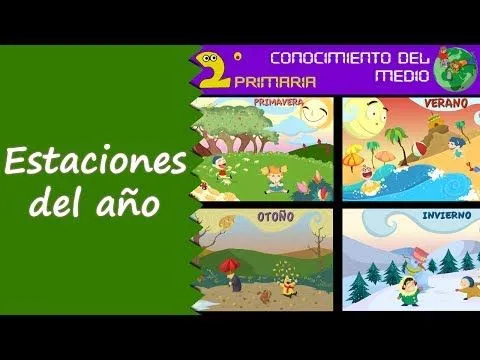 Cono, 2º Primaria. Tema 10. Las estaciones del año - YouTube Cono, 2º Primaria. Tema 10. Las estaciones del año - YouTube