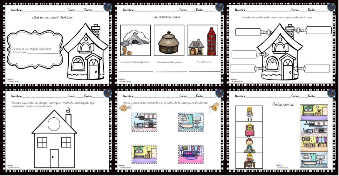 Conocemos las partes de una casa – Imagenes Educativas Conocemos las partes de una casa – Imagenes Educativas