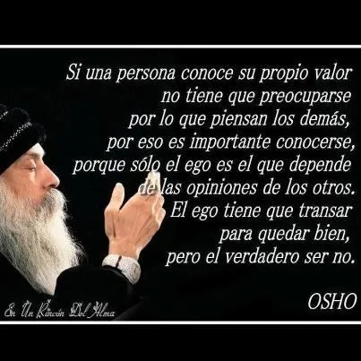 Conocerse para valorarse y no mantenerte del ego. | Frases | Pinterest