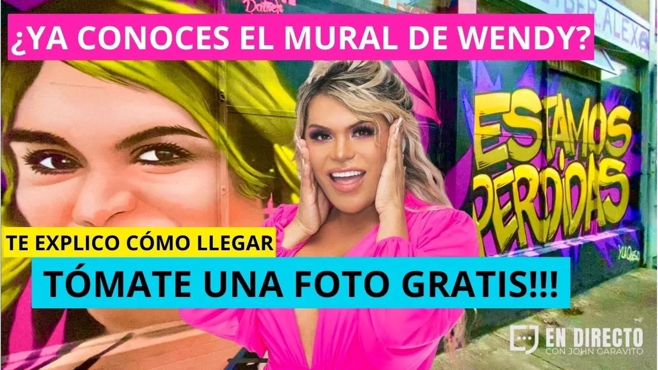 CONOCES el MURAL de WENDY? CÓMO LLEGAR #lacasadelosfamososmx - YouTube