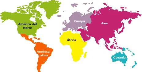 Mapa de los cinco continentes con nombres - Imagui Mapa de los cinco continentes con nombres - Imagui