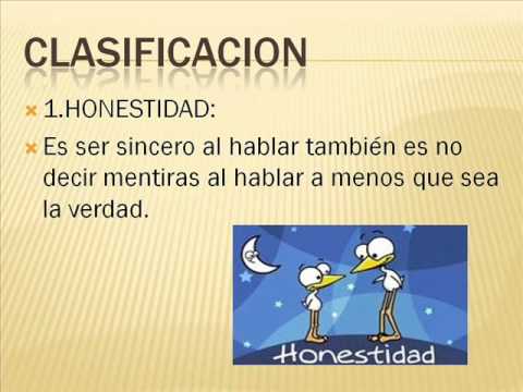 CONOCIMIENTO DEL VALOR DE LA SINCERIDAD. - YouTube