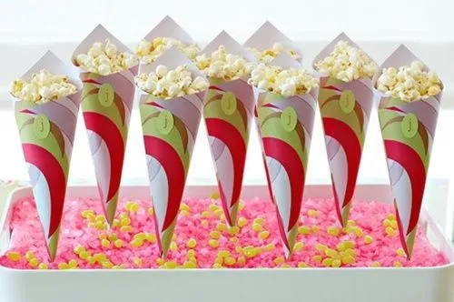 Conos fáciles para palomitas de maíz | Fiestas infantiles y ... Conos fáciles para palomitas de maíz | Fiestas infantiles y ...