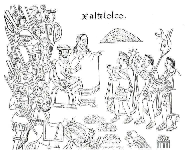 Cuando Moctezuma tuvo la visión de hombres desconocidos que venían ... Cuando Moctezuma tuvo la visión de hombres desconocidos que venían ...