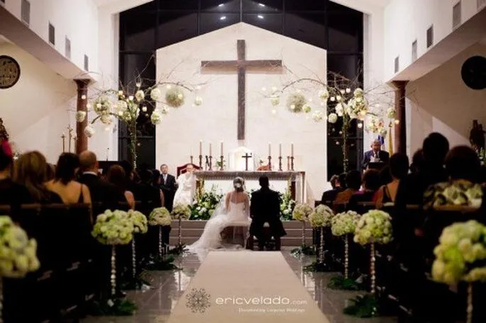 Arreglo de templo para boda - Imagui