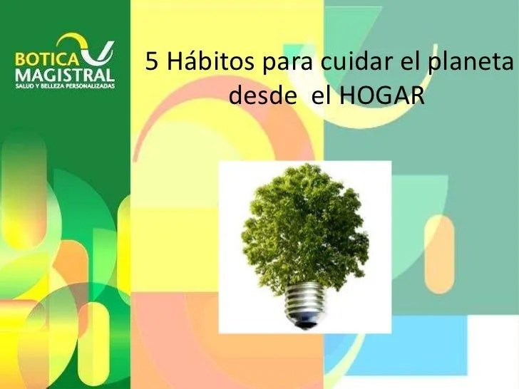 Consejos para cuidar el medio ambiente desde la casa..