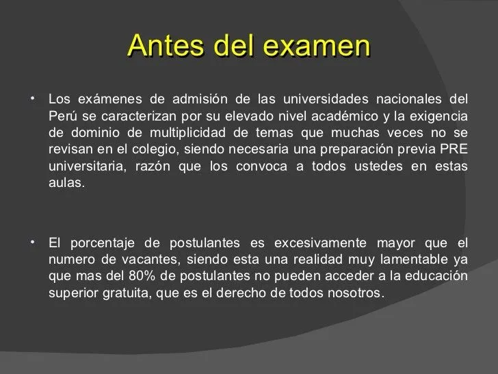 consejos-para-el-examen-de- ...