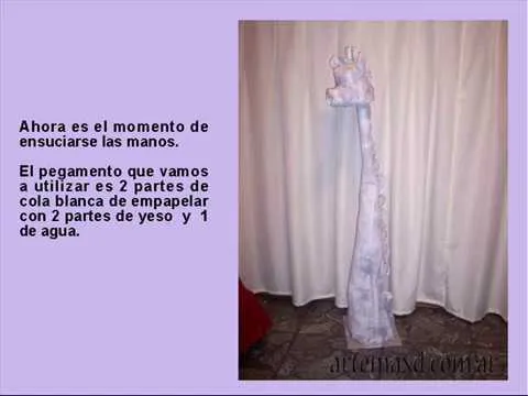 Construcción de animales en papel maché. Jirafa - YouTube