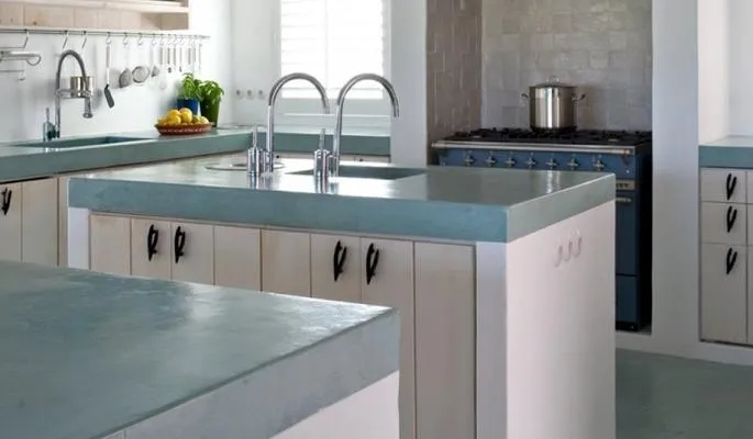 Construcción y recubrimiento de cocinas con Cemento Pulido Construcción y recubrimiento de cocinas con Cemento Pulido