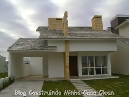 Construindo Minha Casa Clean: 20 Fachadas de Casas Pequenas e ...