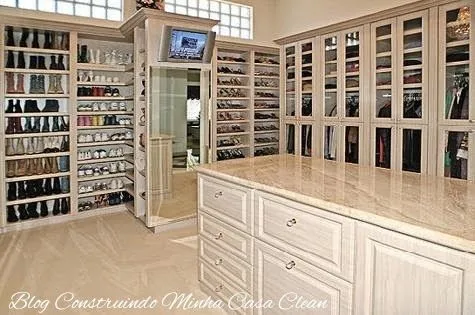 Construindo Minha Casa Clean: Closet Com ou Sem Porta? Modelos ...