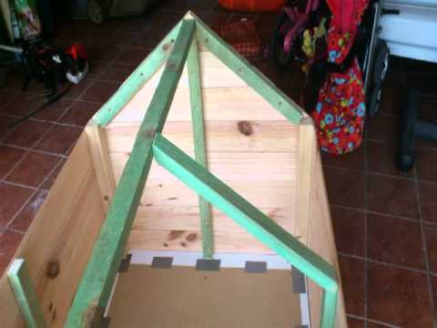 Construir caseta de madera para perro - YouTube