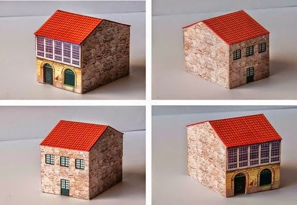 Cómo construir maquetas de papel más realistas - How to build ... Cómo construir maquetas de papel más realistas - How to build ...