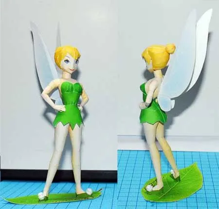 Construye a Tinker Bell Papercraft (de hadas de Disney) | VLC peque Construye a Tinker Bell Papercraft (de hadas de Disney) | VLC peque