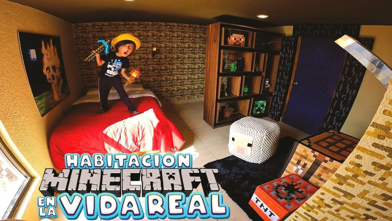 CONSTRUYO mi Habitacion MINECRAFT en la VIDA REAL in 2023 | Youtubers CONSTRUYO mi Habitacion MINECRAFT en la VIDA REAL in 2023 | Youtubers