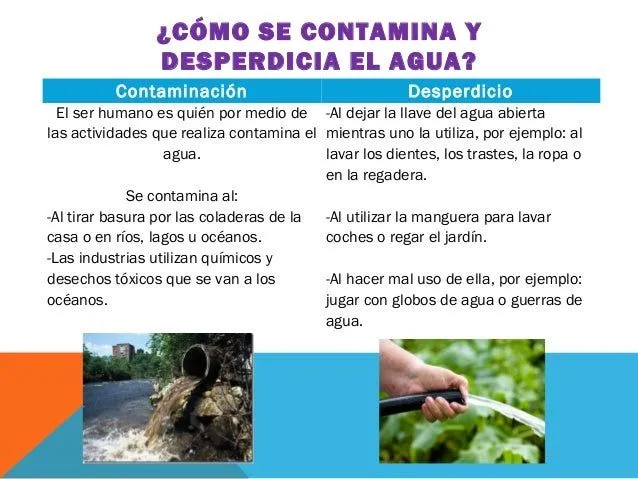 Como Se Contamina El Agua