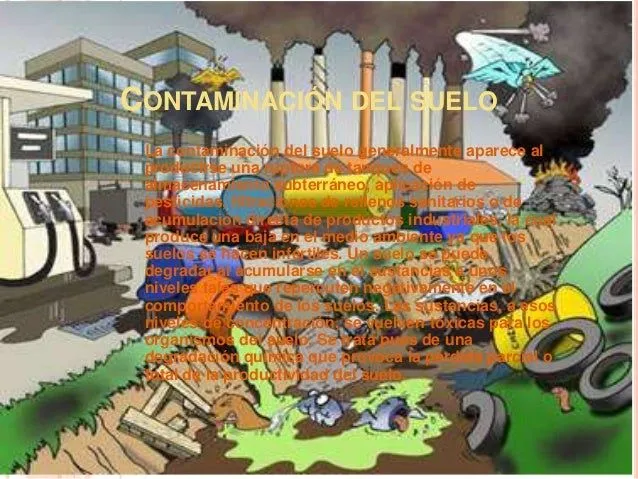 Contaminación del suelo