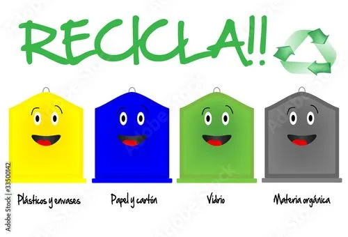 Contenedores de reciclaje" Imágenes de archivo y vectores libres ... Contenedores de reciclaje" Imágenes de archivo y vectores libres ...